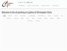 Tablet Screenshot of christopherclark.com